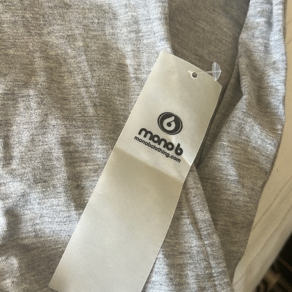 “Free to Flow” Jumpsuit Gray Thin Tie Strap Wide Leg New S - Picture 12 of 13